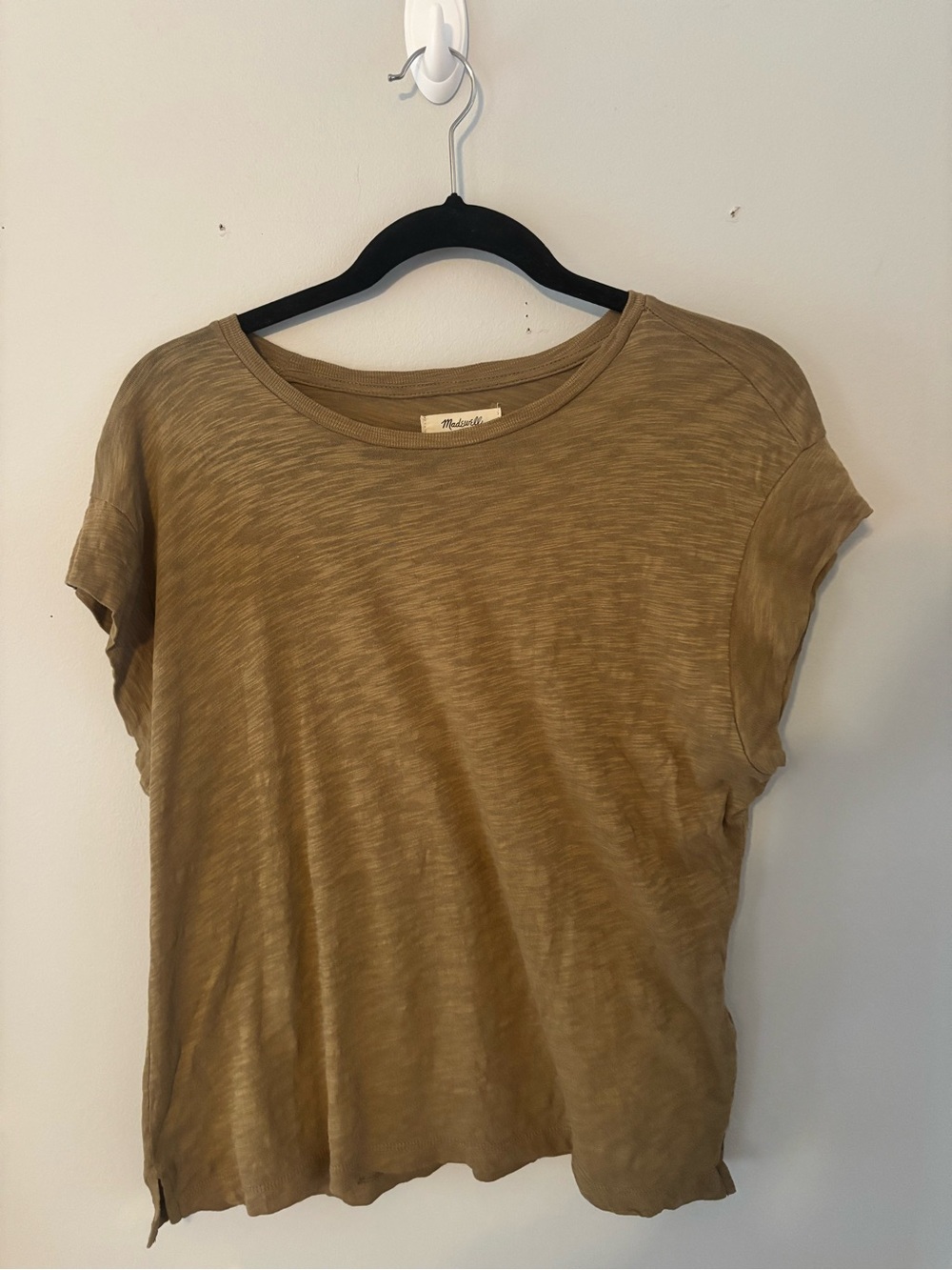 Madewell Olive Short Sleeve Crewneck Tee